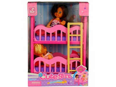 Куклы Qunxing Toys Сестрички с игрушечной мебелью 1-00284855_1
