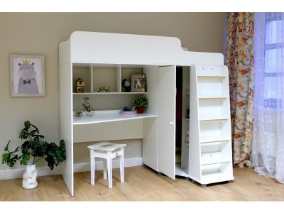 Кровать-чердак с рабочей зоной Капризун 5 1-00285595_4
