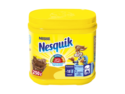 Какао-напиток Nesquik Opti-Start быстрорастворимый 250 г, банка 1-00091909_1