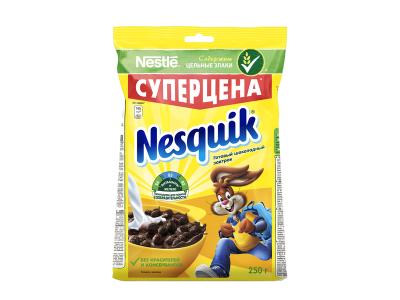 Шарики Nestle Nesquik шоколадные, пакет 250 г 1-00091915_1