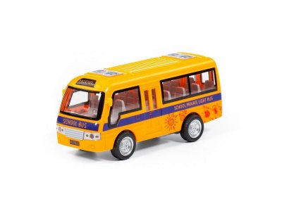 Игрушка Полесье Школьный автобус, инерционный со светом и звуком (в коробке) 1-00286939_1