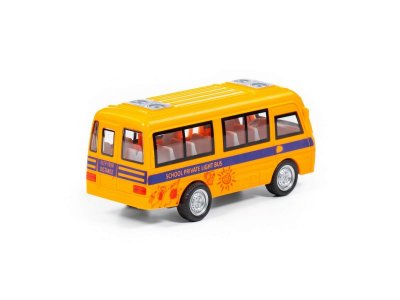 Игрушка Полесье Школьный автобус, инерционный со светом и звуком (в коробке) 1-00286939_3