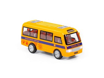 Игрушка Полесье Школьный автобус, инерционный со светом и звуком (в коробке) 1-00286939_4
