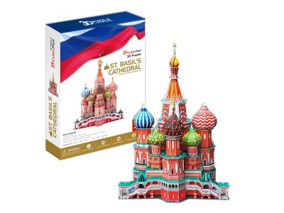 3D пазл CubicFun, Собор Василия Блаженного (Россия) 1-00018909_1