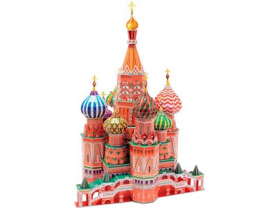 3D пазл CubicFun, Собор Василия Блаженного (Россия) 1-00018909_2