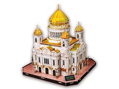 3D пазл CubicFun, Храм Христа Спасителя 1-00095440_2