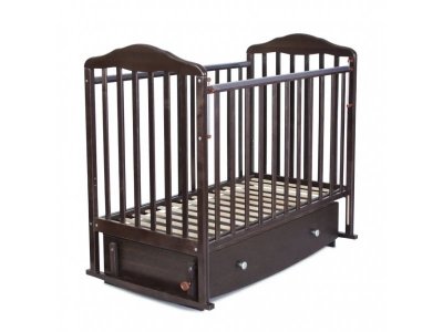 Кровать СКВ Березка с маятником и ящиком 1-00287240_1