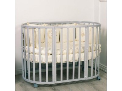 Кровать Incanto Mimi 7 в 1 круг-овал 1-00287294_3
