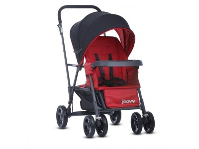 Прогулочная коляска для погодок книжка Joovy Caboose Graphite 1-00288118_1