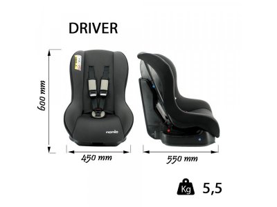 Автокресло Nania Driver Racing 0 мес., 0-18 кг, группа 0+/1 1-00287842_10