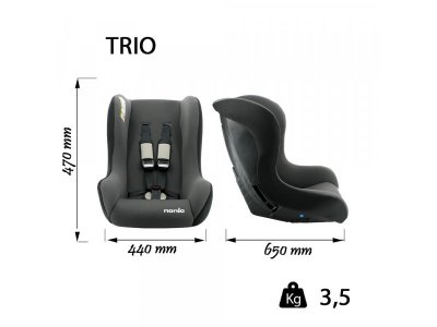 Автокресло Nania Trio SP Comfort Painting 0 мес., 0-25 кг, группа 0+/1/2 1-00287865_10