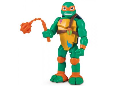 Фигурка Черепашки-ниндзя Майки в атаке с разворота 15 см, серия Rotmnt 1-00288213_1