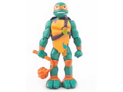 Фигурка Черепашки-ниндзя Майки в атаке с разворота 15 см, серия Rotmnt 1-00288213_2