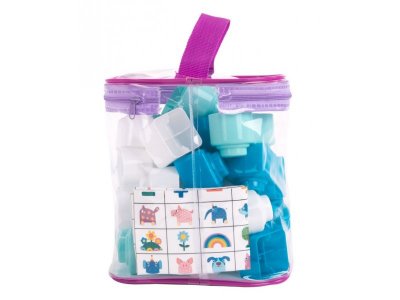 Конструктор Деревяшки пластик 33 детали, цвет 2 1-00288247_2