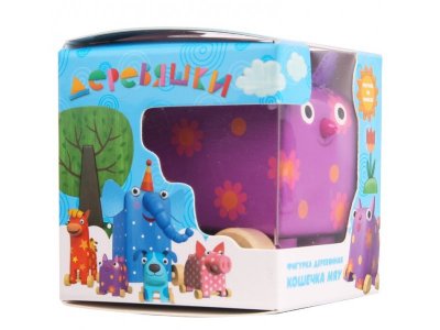 Фигурка деревянная Деревяшки, Кошечка Мяу 1-00288264_3