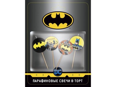 Свечи для торта ND Play, Batman 4 шт. 1-00288736_1