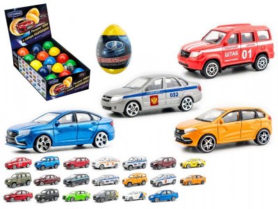 Игрушка AutoGrand Машинка Российские Современные Авто, яйцо-сюрприз 1-00288978_2