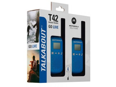 Комплект Motorola из двух радиостанций Talkabout T42 1-00289226_10