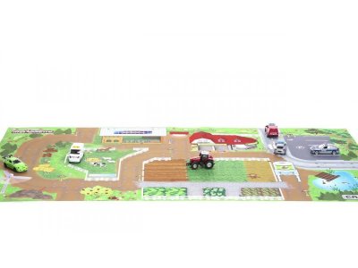 Коврик для игры Majorette Creatix, Farm серии, нескользящий, 1 машинка 1-00289783_2