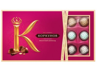 Конфеты Коркунов Ассорти молочный шоколад 192 г 1-00272094_1