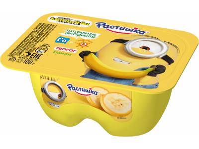 Творог Растишка банан 3,5% 100 г 1-00290167_1