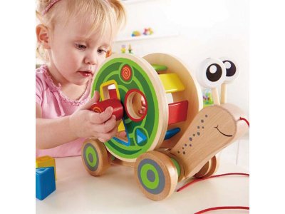 Игрушка из дерева Hape, Улитка 1-00069174_2