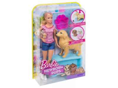 Набор игровой Barbie Кукла и собака с новорожденными щенками 1-00291312_5
