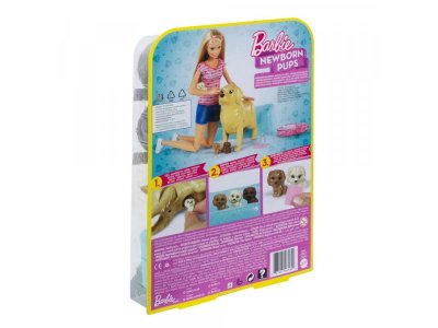 Набор игровой Barbie Кукла и собака с новорожденными щенками 1-00291312_8
