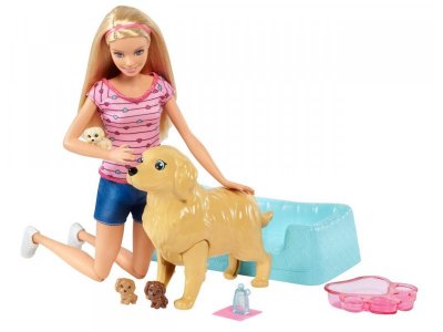 Набор игровой Barbie Кукла и собака с новорожденными щенками 1-00291312_9