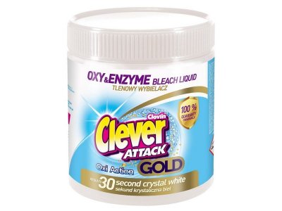 Отбеливатель кислородный Clovin Clever Attack, порошок 750 г 1-00293230_1