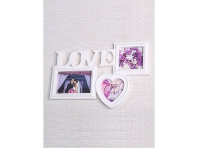 Фоторамка Лунзавод  коллаж №2 Love 3 фото 1-00293458_1
