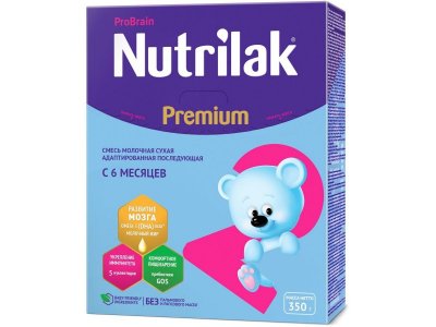 Смесь Nutrilak Premium 2 молочная 350 г 1-00002497_1