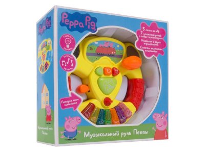 Игрушка интерактивная Peppa Pig, Музыкальный руль 1-00293662_4
