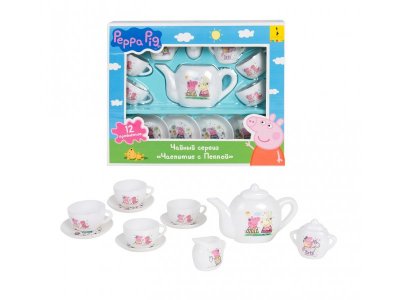 Набор посуды Peppa Pig, Чаепитие с Пеппой, 12 предметов 1-00293675_1