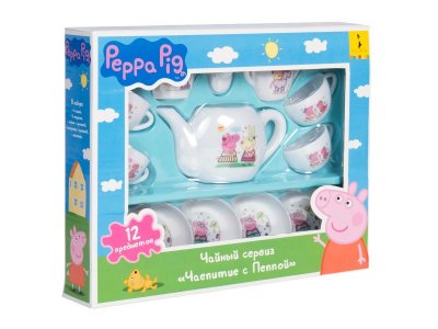 Набор посуды Peppa Pig, Чаепитие с Пеппой, 12 предметов 1-00293675_5