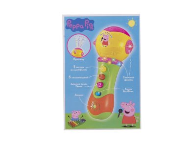 Игрушка Peppa Pig, Музыкальный микрофон с проектором 1-00293696_3