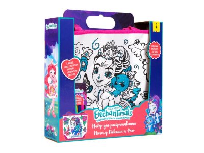 Набор для творчества Enchantimals, Сумка для росписи Пэттер Павлина и Флэп 1-00293744_3