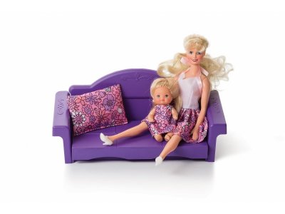 Мебель для кукол Огонек Диван раскладной Конфетти 1-00294369_1