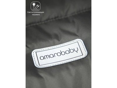 Конверт AmaroBaby Snowy Baby, зимний меховой 85 см 1-00295012_7
