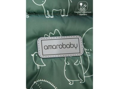 Конверт AmaroBaby Snowy Baby, зимний меховой 85 см 1-00295013_7