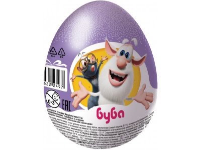 Яйцо шоколадное с игрушкой Конфитрейд Буба Шоки-Токи 20 г 1-00295156_1