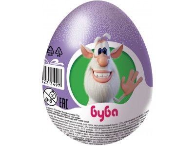 Яйцо шоколадное с игрушкой Конфитрейд Буба Шоки-Токи 20 г 1-00295156_2