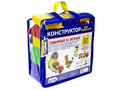 Конструктор для малышей Пластмастер, 37 деталей 1-00295458_3