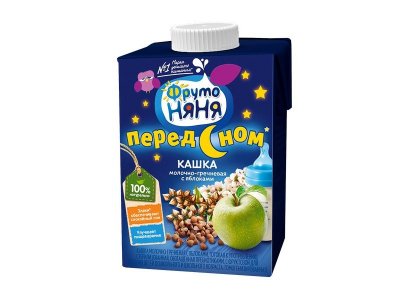 Каша ФрутоНяня молочная гречневая Яблоко 0,5 л 1-00226889_1