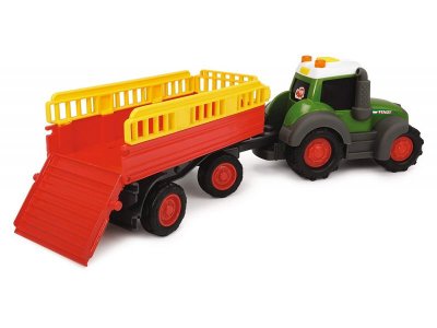 Игрушка Dickie Toys Трактор Happy Fendt с прицепом для перевозки животных, свет, звук 1-00296491_2