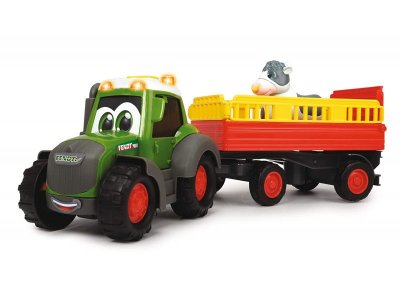 Игрушка Dickie Toys Трактор Happy Fendt с прицепом для перевозки животных, свет, звук 1-00296491_4