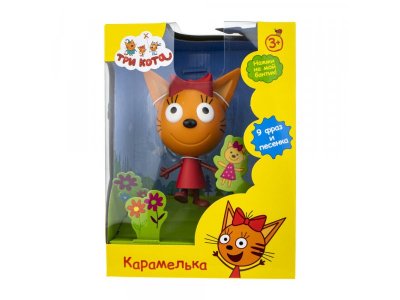 Фигурка 1Toy, Три кота Карамелька, со звуком 1-00296876_1