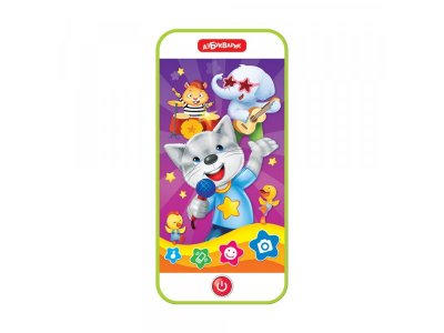 Игрушка музыкальная Азбукварик смартфон Суперхиты 1-00297053_1