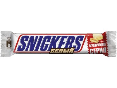 Батончик Snickers Белый 80 г 1-00297654_1