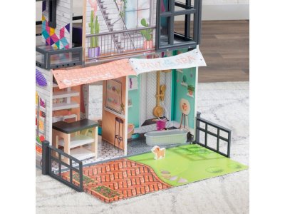 Домик кукольный KidKraft, Бьянка, интерактивный с мебелью 26 предметов 1-00297163_2